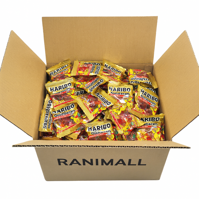 코스트코 하리보 젤리 골드베렌 대용량 미니 곰젤리 학교 어린이간식 60개, 15g