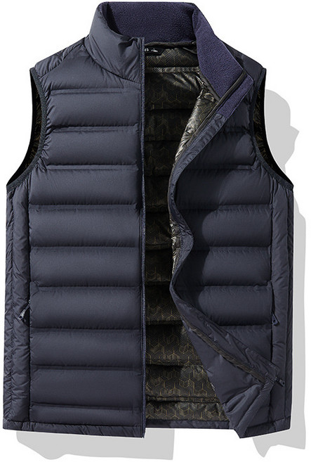 秋冬季輕薄款羽絨馬甲加肥特大號男士羽絨服肥佬胖子內搭坎肩背心