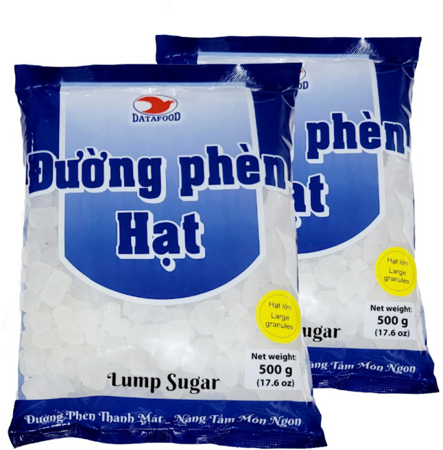 베트남 락슈가 ROCK SUGAR 얼음설탕 DUONG PEN HAT LON 큰입자, 500g, 2개