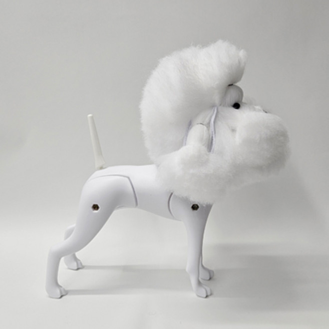 펫마스터/얼굴위그 화이트(11.5cm), 1개