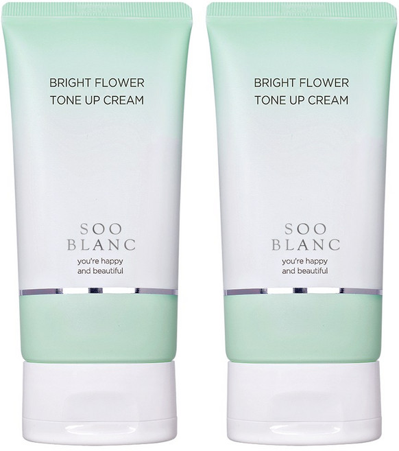 (동안톤업) 라일락 꽃 향기나는 수블랑 브라이트 플라워 톤업 크림 100 ml, 2개, 100ml