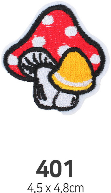 와펜 DIY 자수 패치 와펜모음 열부착식와펜, 4개, 와펜 패치 401번