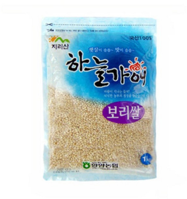 함양농협 하늘가애 보리쌀, 1kg, 4개