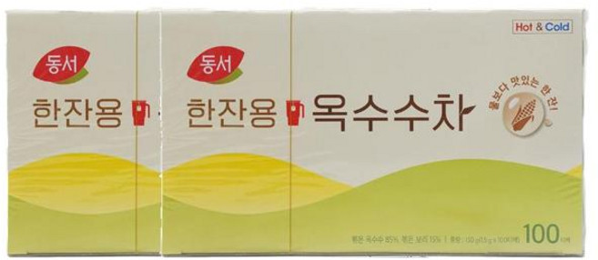 동서 한잔용 옥수수차 100개입 150g 2개, 1세트
