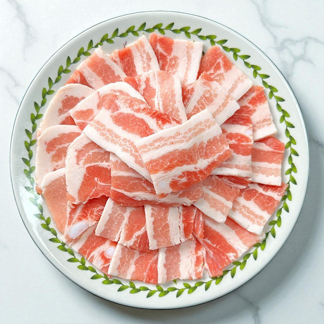 암돼지 옛날 얇은 복고 삼겹살 (냉동) 옛날냉삼, 500g, 3개