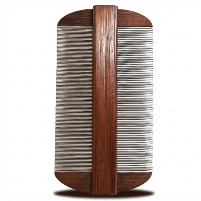 위생적인 스테인레스 비듬빗 참빗, 1개