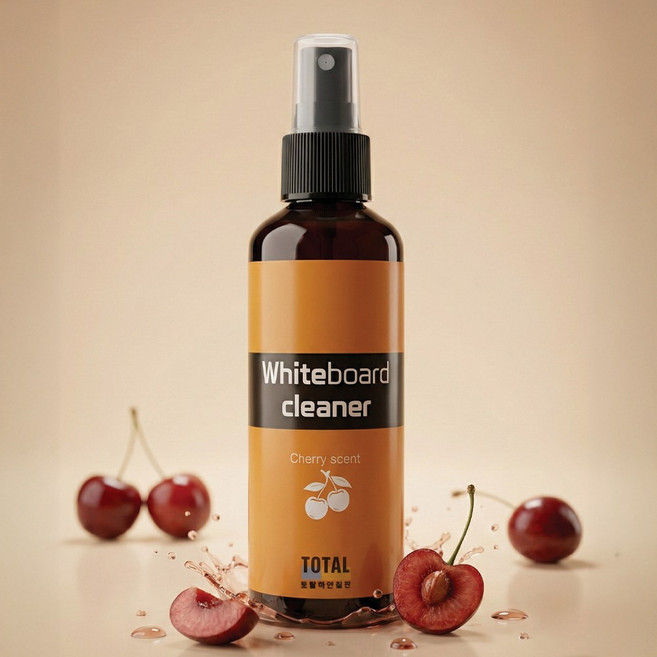 토탈 화이트보드 크리너, 투명