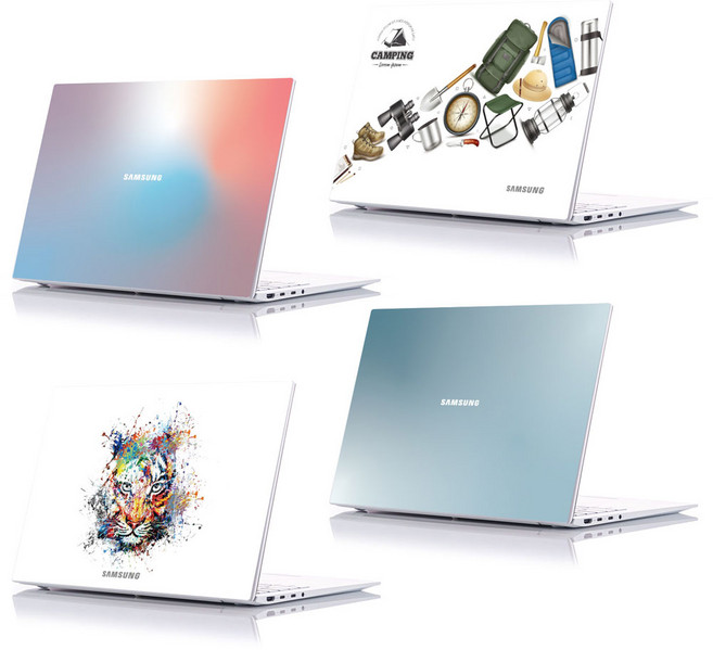 디슈트 노트북 스킨 삼성 갤럭시북 /엘지그램 울트라북 /맥북 에어 프로 커스텀 제작 노트북 스티커, 상판, 1개