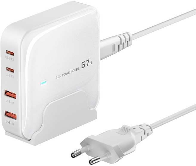 Toocki PD PPS C타입 초고속 멀티 충전기 67w 4포트 멀티충전기, 화이트, 1개