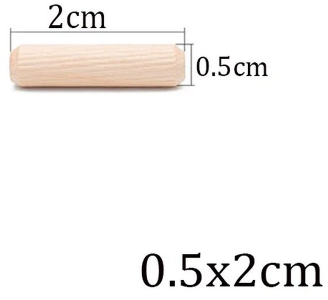100/50개 나무 다웰 핀 원형 홈이 있는 막대 세트 캐비닛 서랍 가구 수리용 목공예 조립용, 01 50Pcs, 36 0.5x2cm