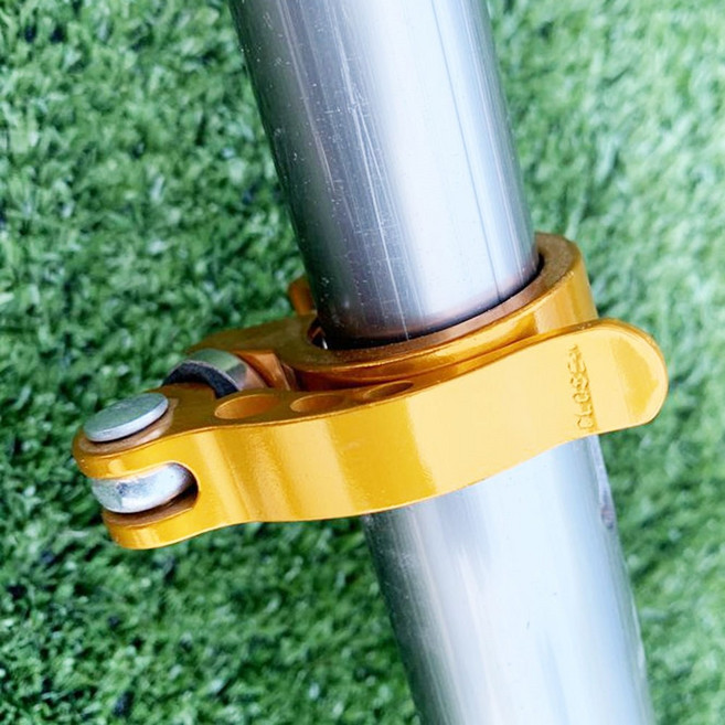 MIZUCOS 원터치 자전거 안장 클램프 자전거 시트 클램프 안장레버 조임쇠, 1개