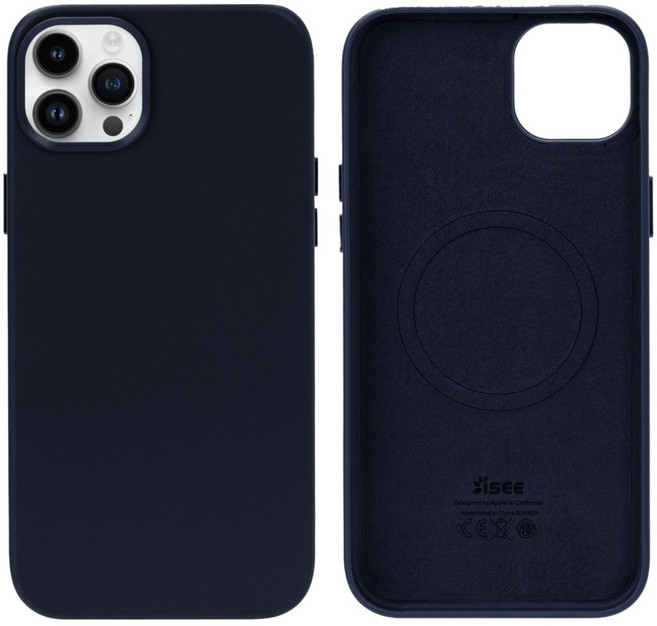 아이시(isee) 아이폰 15 호환 강력 맥세이프 가죽 케이스