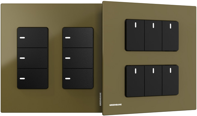 GREENBANK G-Switch P1 無線智能六開關, 銀色
