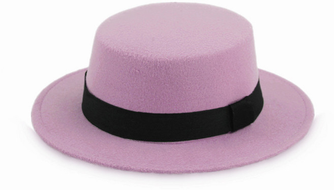 투니스 빈티지 배색 페도라 모자