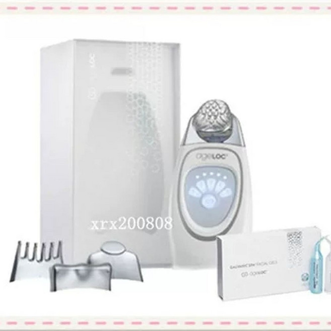 뉴스킨 갈바닉 미국 마사지기 페이스 에이지락 3세대, B. 스파 화이트 미니 세트 기기 개 + 접착 테이프, 1