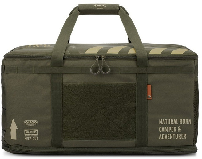 카고컨테이너 커스텀백 L 캠핑가방 다용도 이소가스가방 부탄가스 수납 멀티백, 카키, 1개