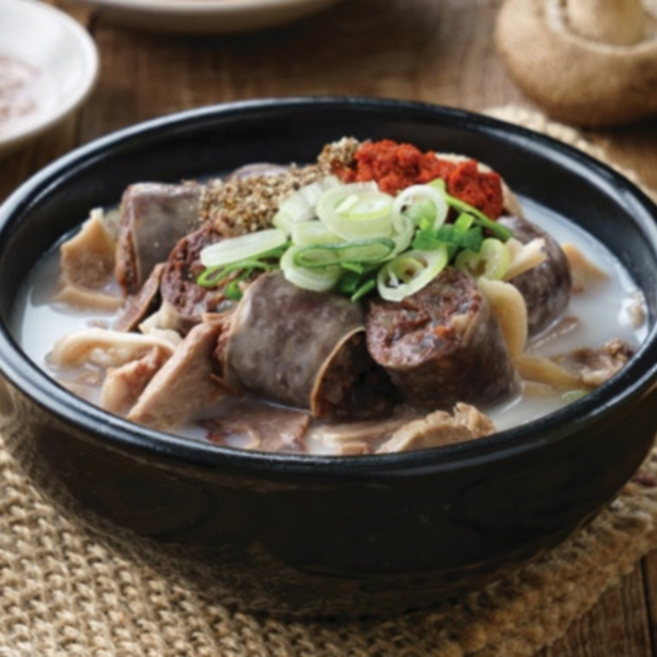 국내산 순대국 조미료무첨가 넉넉한 용량 (특) 토종순대국 해썹인증, 2개, 700g
