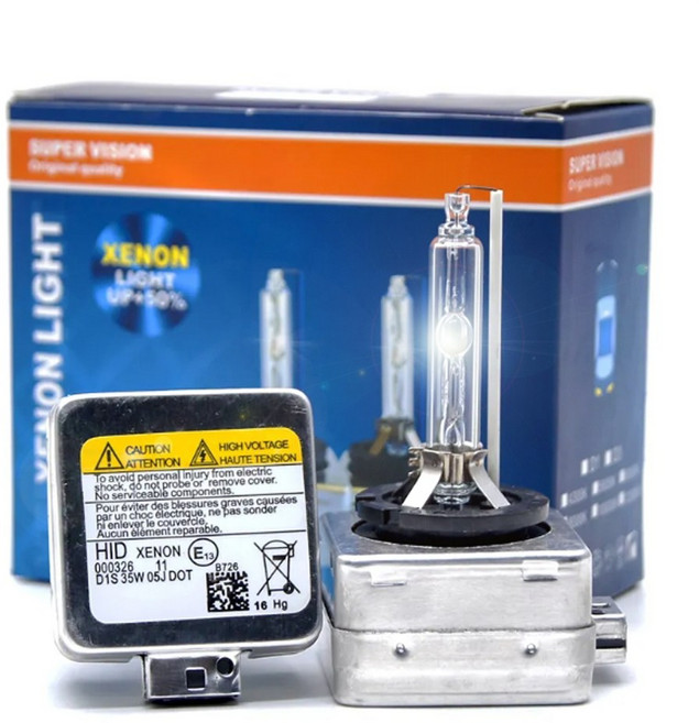 국민 HID D1S 6000K 헤드램프 전조등 순정교체용 벌브 1년AS 수입차 OK, 1개