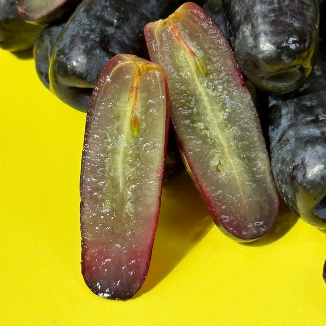 프루비 프리미엄 블랙사파이어 포도 씨없는 고당도 과일, 1개, 1kg