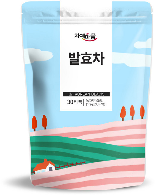 차예마을 국내산 발효차 30티백.., 1.2g, 30개입, 1개