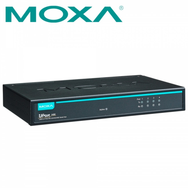 MOXA 모싸 USB2.0 to 4포트 RS232/422/485 시리얼 컨버터 UPort 1450