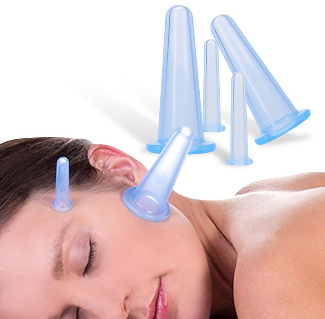 이중턱 턱살 얼굴 땡김이 마사지컵 컵핑테라피 S seo*517Sg, 1개