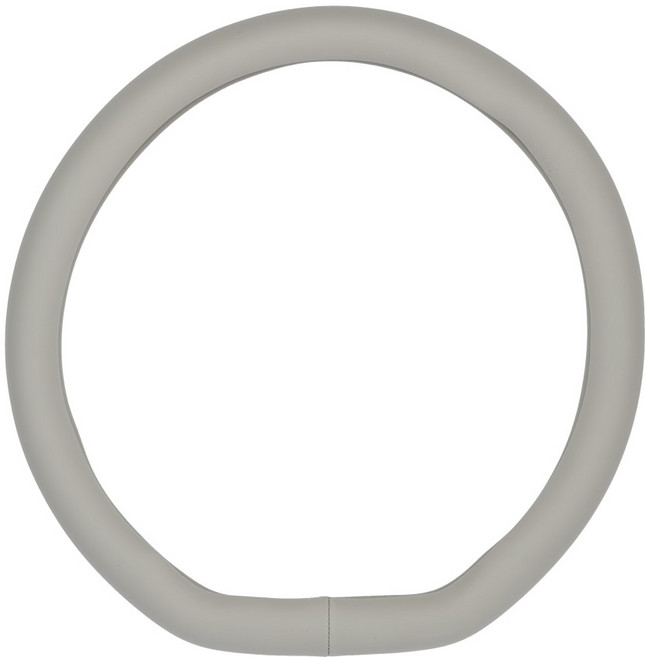 바겐 소프트 타공 베이직 자동차 핸들커버, 웜그레이