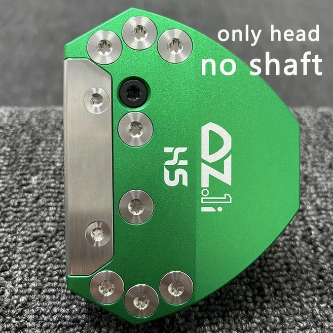oz1i hs 퍼터 밸런스드 제로 토크 아크라 샤프트 33 인치 신형 골프 클럽 헤드 커버 포함 HS, 12 green head no shaft