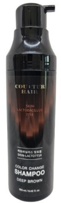 꾸띄르헤어 스킨락토7714 염색샴푸 시즌 4 진갈색, 190ml, 1개, 밝은갈색