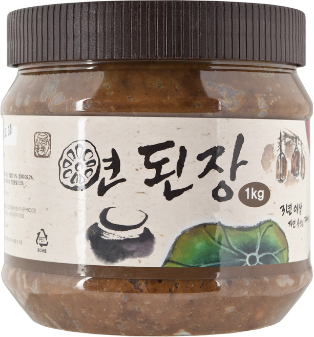 볏짚메주 재래연된장 1kg 계약농가국산대두 100%, 1개
