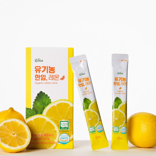 원스 100% NFC 유기농 착즙액 한입 레몬, 280g, 1박스