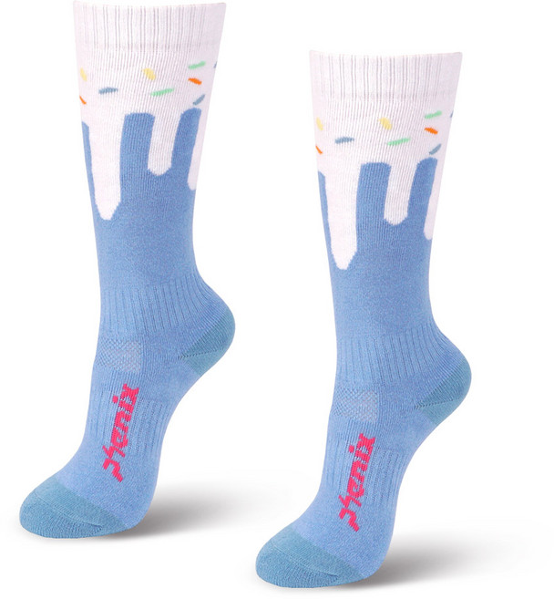 피닉스 아동 스키양말 Melty Ice Cream/ 주니어 스키 보드 양말, 1개, IBL