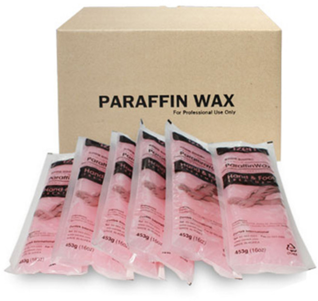촛농 테라피 파라핀베스 가정용 손 파리핀왁스 복숭아향, 6개