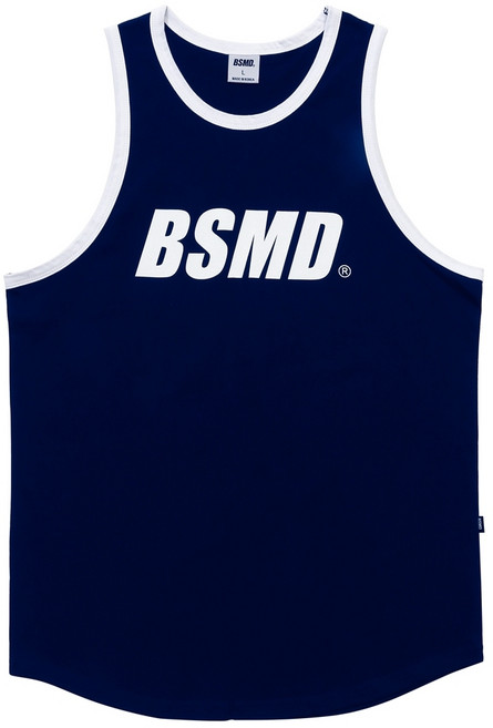 비스트모드 BSMD 5color 배색 남자 헬스나시 올드스쿨 트레이닝복 민소매 짐웨어 035