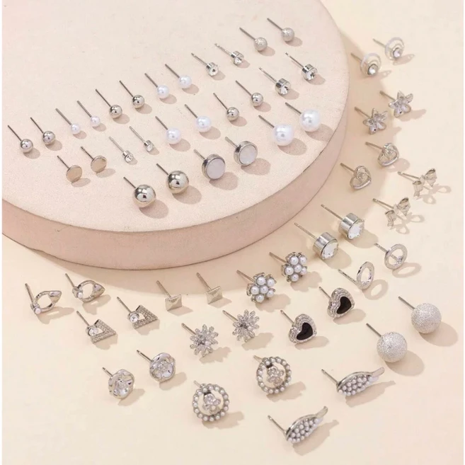 NYUNYU 韓國製造 天使翅膀耳環套組