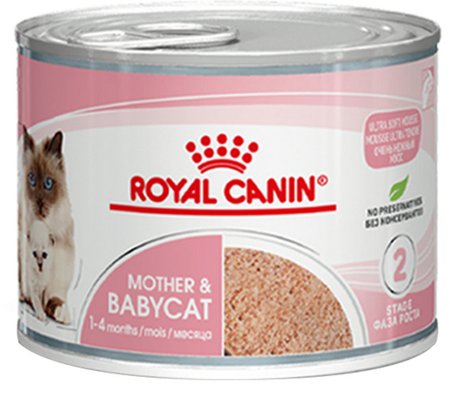 로얄캐닌 마더 앤 베이비캣 캔 고양이습식캔, 195g, 12개