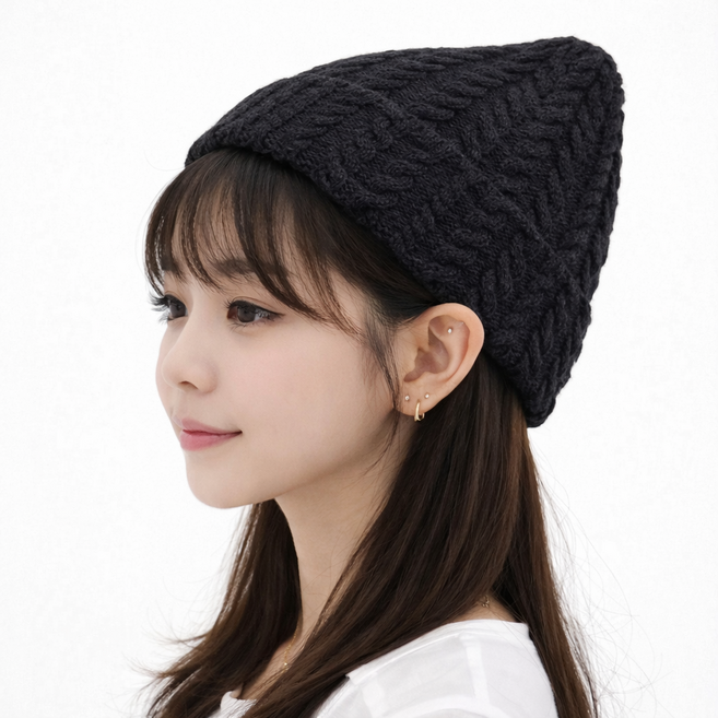 니트 비니 꽈배기 봄 여름 남녀공용 모자