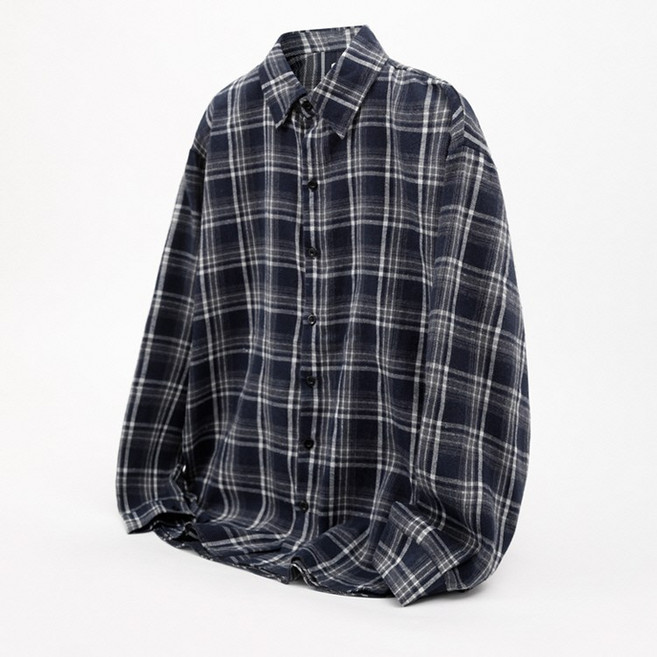 해리슨 남성용 베이직 체크 HA 1033 셔츠 NAT1014