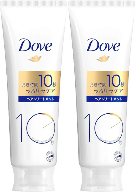 일본 도브 농밀 밀크 10초 트리트먼트 180g x2 플로럴향, 2개 - 쿠팡