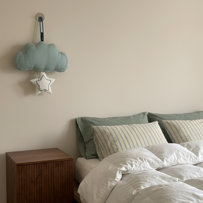 무드릭스 핸드메이드 무드등 수유등 LED 조명쿠션 클라우드, 클라우드/솔티블루