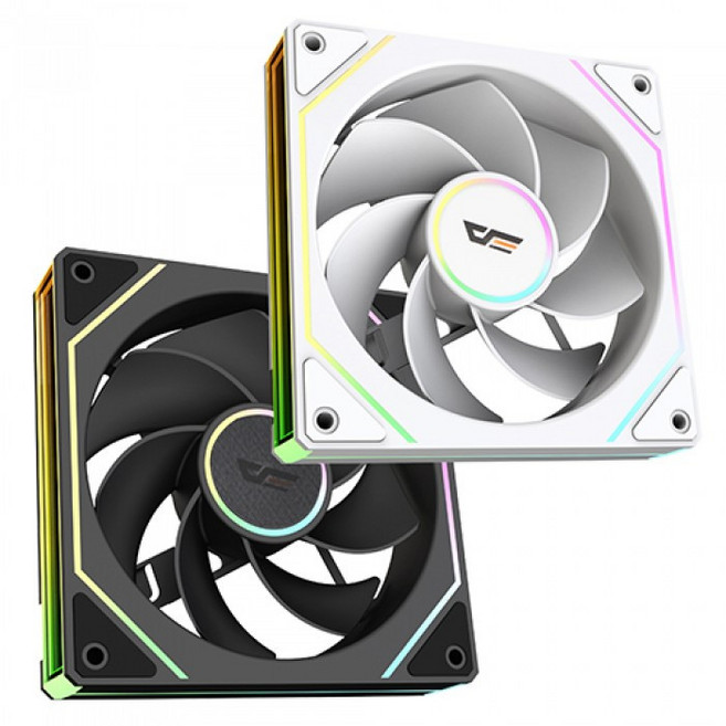 darkFlash DF12R 120 ARGB PWM Reverse (블랙), 1개, 1