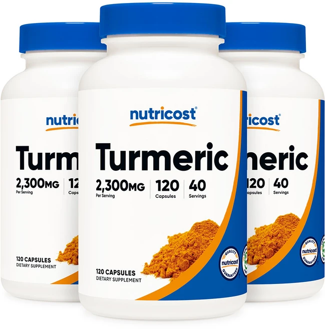 뉴트리코스트 터메릭 강황 커큐민 2300mg 120캡슐, 3개, 120정 - 쿠팡