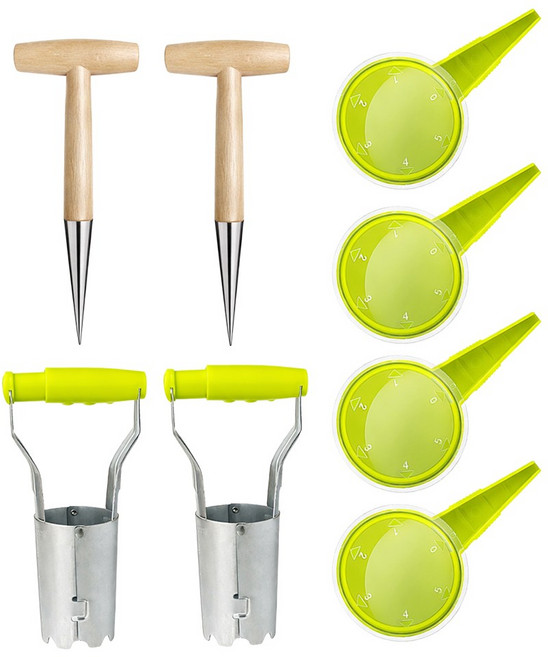 아띠꼴로 심어뿌려 모종 이식기 씨앗 분배기 식재봉 3종세트, 2세트