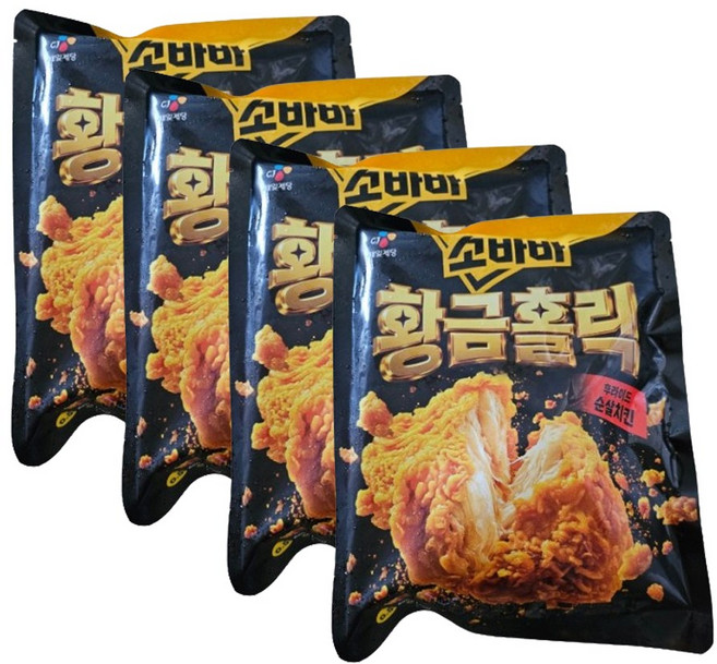 CJ 고메 소바바 황금홀릭 순살 240G 4개