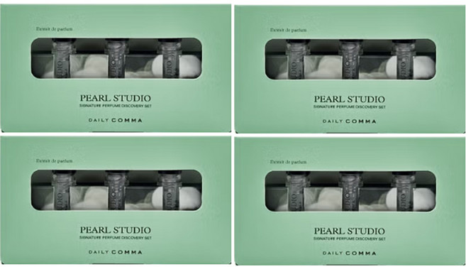 데일리콤마 시그니처퍼퓸 디스커버리세트 (펄스튜디오), 4개, 9.9ml