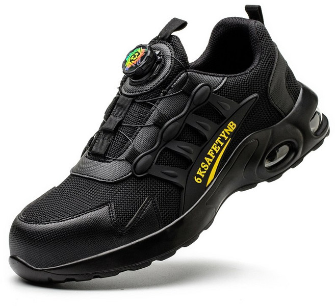 Diansen 남성 블랙 초경량 안전화 아웃도어 작업화 가벼운 남성 아웃도어화