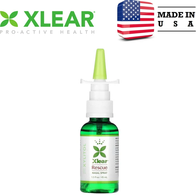 Xlear 레스큐 비강 스프레이 자일리톨 함유 45ml - 쿠팡