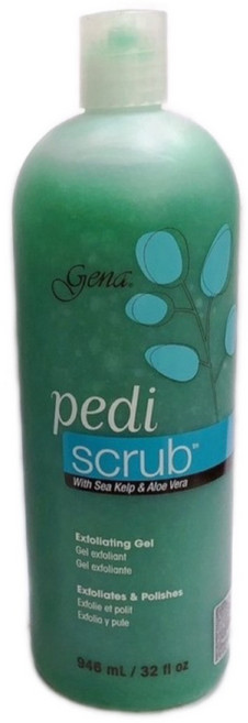 Gena Pedi Scrub 去角質凝膠, 946ml／32 oz, 1個