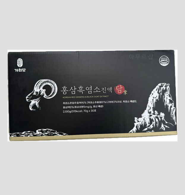 가희담 홍삼 흑염소진액 담 70ml x 30포 2.1L 1개