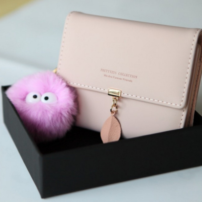 [선물추천] 중학생지갑 10대여자학생 반지갑 청소년지갑 여자반지갑